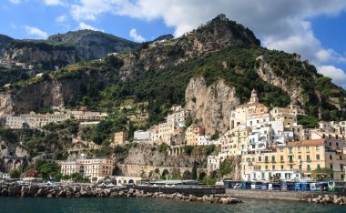 Panoramik Positano şehir