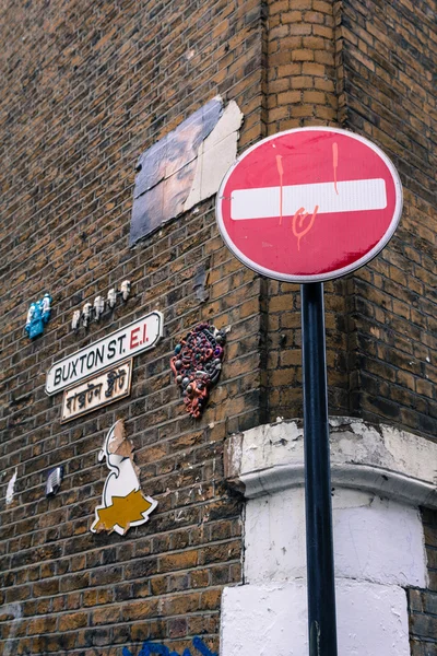 Arte de la pared de Buxton Street Imagen de archivo