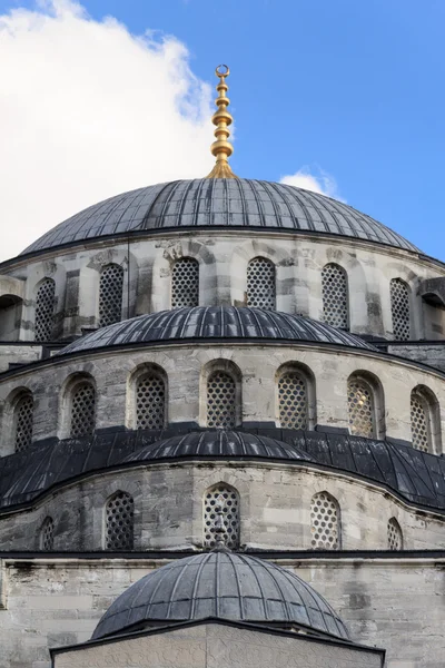 Die blauen Kuppeln der Moschee — Stockfoto