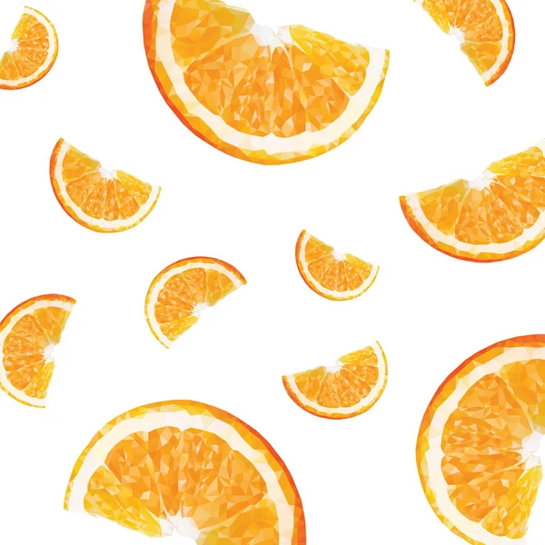 Modèle avec des oranges — Image vectorielle