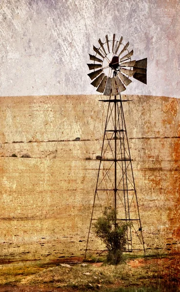 Pompa wody wiatrak — Zdjęcie stockowe