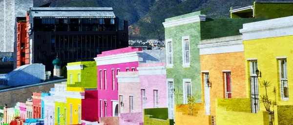 Bo Kaap colorido — Fotografia de Stock