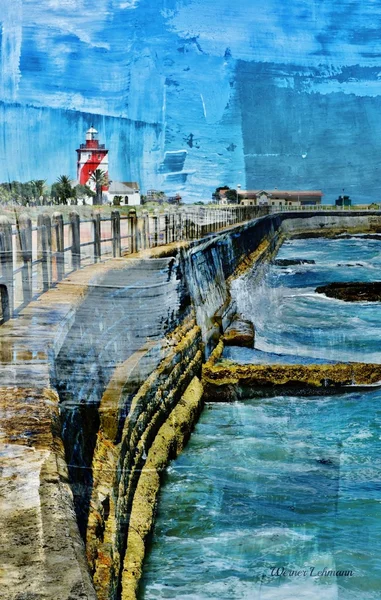 Promenade and the Light House — Stock Photo, Image