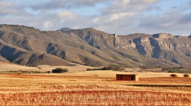 dry farm land clipart