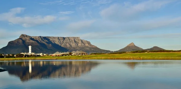 Table Mountain and Lagoon — Stock Photo, Image