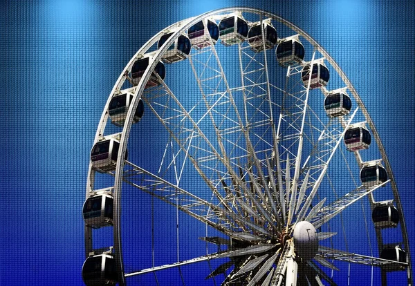 Impressões da roda gigante — Fotografia de Stock