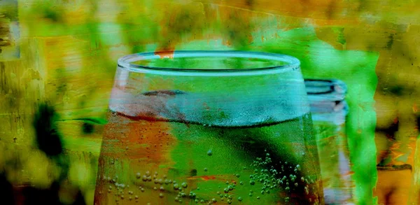 Gelo cider frio abstrato — Fotografia de Stock