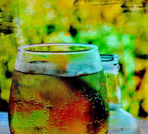 Gelo cider frio abstrato — Fotografia de Stock