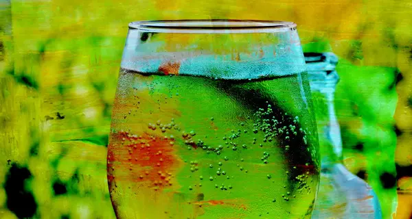 Sidra fría de hielo abstracta — Foto de Stock