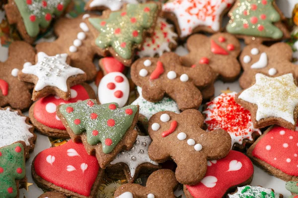 Christmas Gingerbread cookies ... — Stock Photo, Image