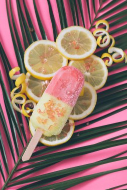 Palm çiçek tropikal dondurma