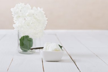 Vanilyalı dondurma.