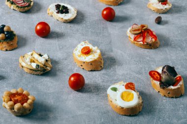 sağlıklı sebze sandviç.