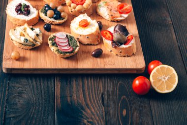 sağlıklı sebze sandviç.