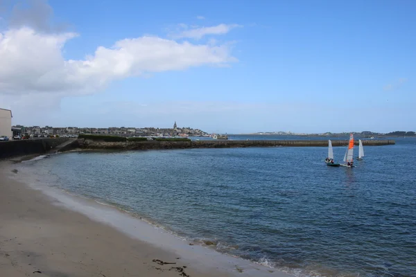 Landskap från Keltiska havet — Stockfoto