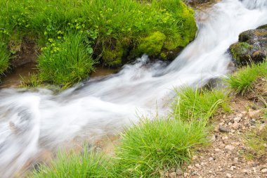 Dağ vadilerin ve tepelerin görünümünü
