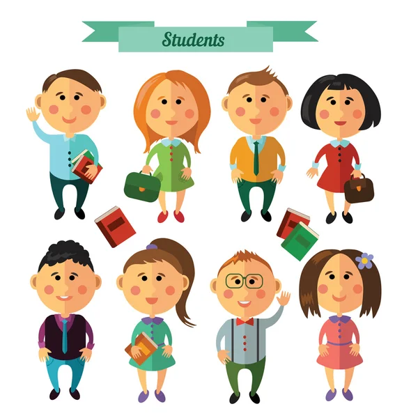 Karakter, üniversite veya öğrenciler tema ile ayarla.