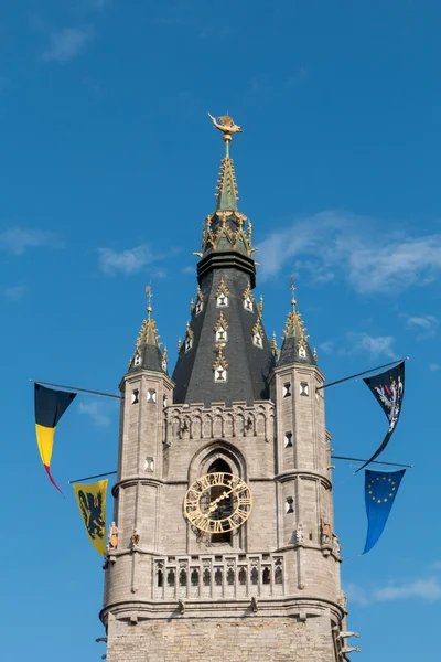 Torre del campanario de Gante, Bélgica —  Fotos de Stock