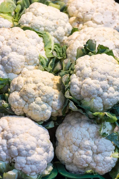 Cauliflower for sale on the market — Stock Photo, Image