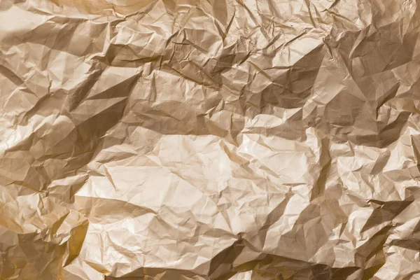 Soyut arkaplan dokusu altın parlak katlanmış folyo metal levha — Stok fotoğraf