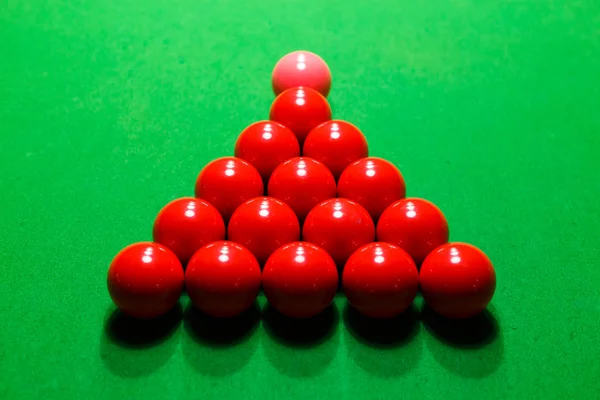 Snooker egy biliárd asztal tetején a labda — Stock Fotó