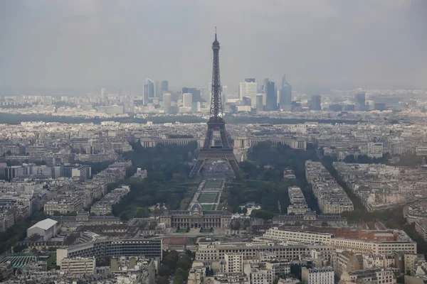 Tabulka Eiffelova věž v Paříži — Stock fotografie