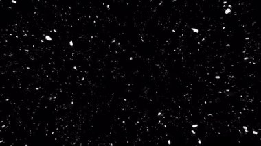 Şeffaf arkaplanda kar etkisi