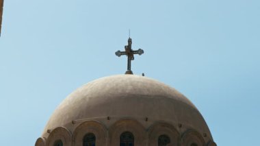 Mısır 'da Kubbe' nin Üzerinde Hıristiyan Kilisesi .