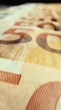 Elli Euro 'luk banknotların Detayları .