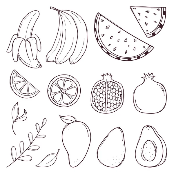 El yapımı meyve ve böğürtlen