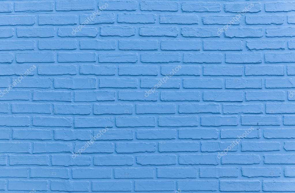 Light blue painted brick wall — Stock Photo © irkin09 106310334