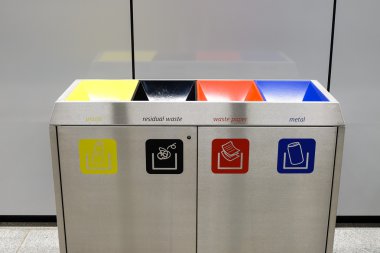 Geri dönüşüm kutusu kapalı