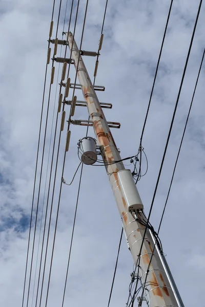 Elektrický sloup vysokého napětí — Stock fotografie