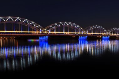Riga'da köprü