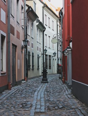 Riga, Letonya 'da eski bir kasaba.
