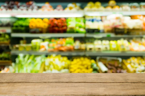 Suelo de madera y Supermercado —  Fotos de Stock