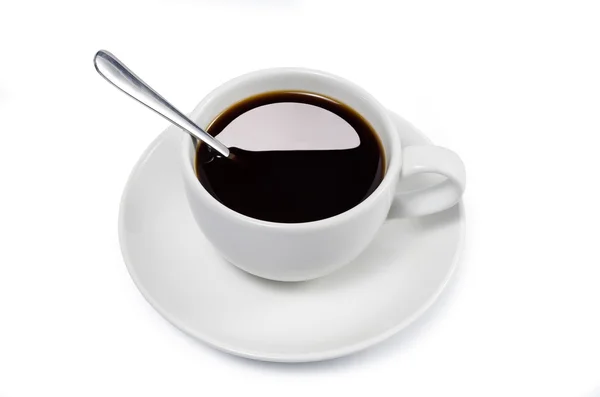 Eine Tasse Kaffee isolieren — Stockfoto
