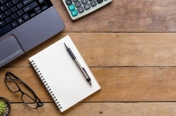 Kopya alanı ile Office in Üstten Görünüm