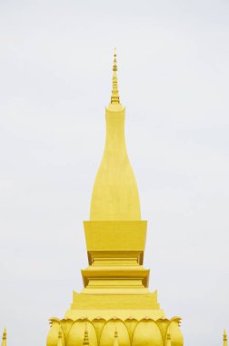 Pha That Luang (veya Büyük Stupa), Vientiane Şehri Laos 'un tek çekici simgesidir..