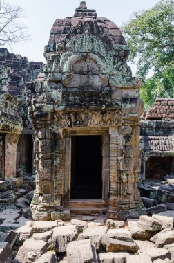 Preah Khan Tapınağı, Kamboçya 'nın Siem Reap bölgesindeki Angkor Thom Alanı' ndaki Antik Tapınak..