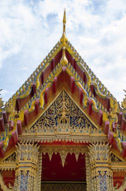 Tayland 'ın Bangkok' taki Güzel Wat Rat Bophit Manastırı.