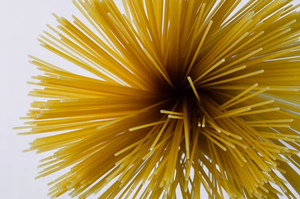 Spaghete Partea Sus Vederii Focalizare Moale Pentru Fundal Alimentar Abstract — Fotografie, imagine de stoc