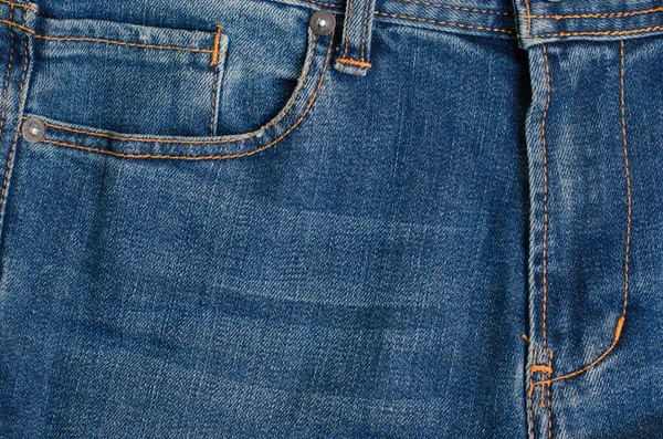 Tekstur Denim Jeans Bagian Dari Trousers — Stok Foto
