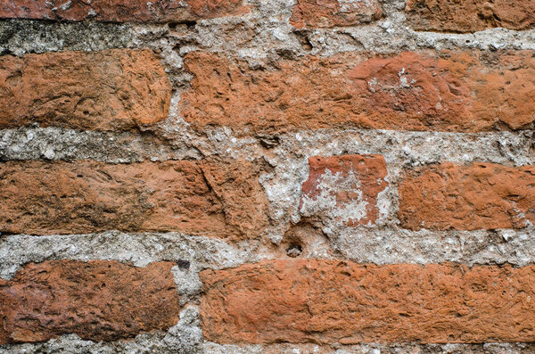 Rough Texture of Old Brick Wall.
