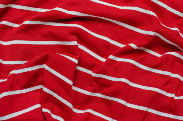 Текстура Червоно Білої Смугастої Тканини — стокове фото