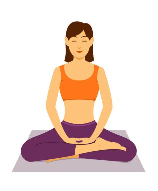 Yoga Meditasyonundan Kadın Çalışması.