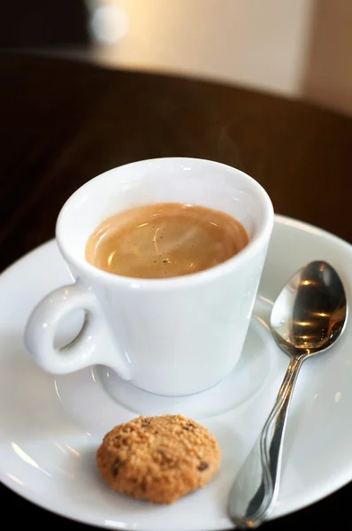 sıcak espresso ve duman ile tanımlama bilgisi