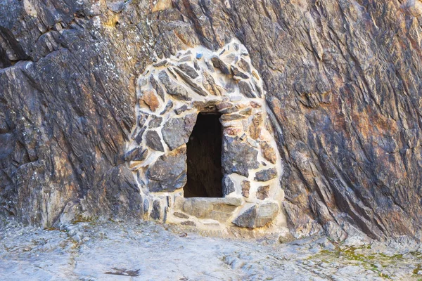 Вход Каменную Пещеру Большой Каменной Стене — стоковое фото