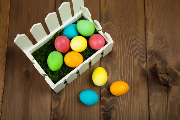 Páscoa ovos coloridos — Fotografia de Stock