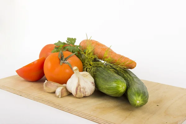 Verduras frescas para ensalada. — Foto de Stock